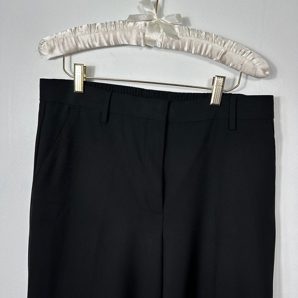 Banana Republic Wide Leg High Rise Black Pants Womens M NEW Career Modern - Picture 8 of 11